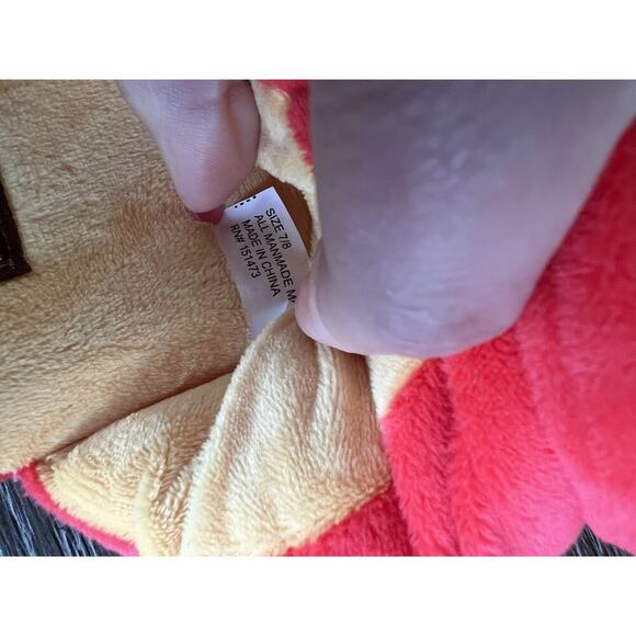 Disney Winnie the Pooh Plush Slippers Size 7/8 New Vintage - Picture 9 of 13